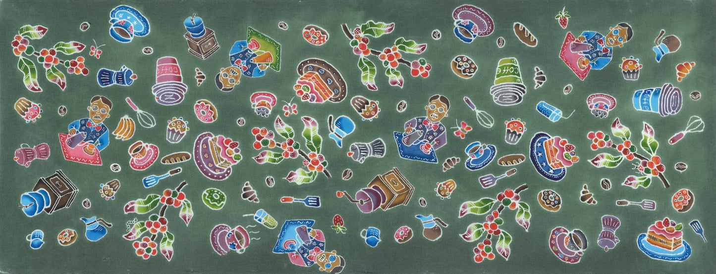 【紅型シリーズ】Café