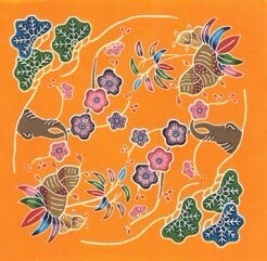 【紅型シリーズ】松竹梅